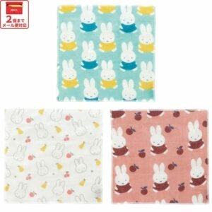 skater x miffy 米飛兔 純棉 紗布巾 三件組 多用途 家事 抹布