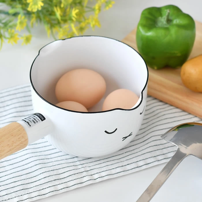 富士珐瑯 x miffy 表情系列 單把 多功能 牛奶鍋 珐瑯鍋 12cm 富士珐瑯 x miffy 表情系列 單把 多功能 牛奶鍋 珐瑯鍋 12cm