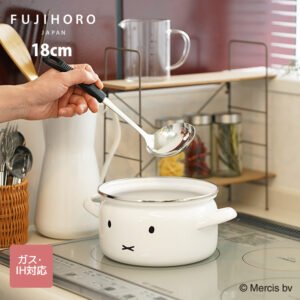 富士珐瑯 x miffy 表情系列 15cm 珐瑯鍋 雙耳鍋 燉鍋 傳導熱量佳 電磁爐可用 (複製)
