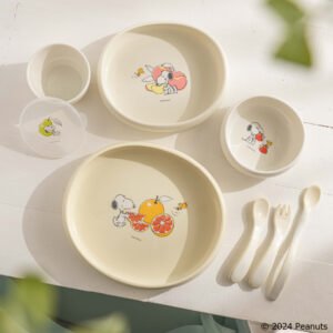 peanuts／snoopy 史努比水果系列 外出套裝（附餐具） (複製)