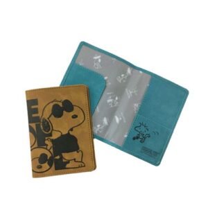 peanuts／snoopy 史努比浮雕壓紋護照套 護照包