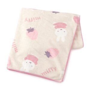 marimo craft x miffy 米飛兔 草莓 花卉 超細纖維 快乾 浴巾 毛巾