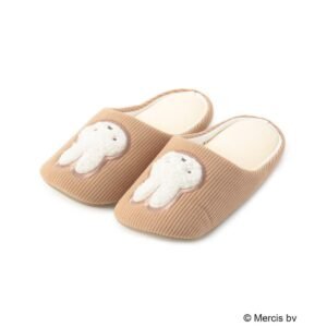 marimo craft x miffy 米飛兔 刺繡 燈芯蕊 室內拖鞋