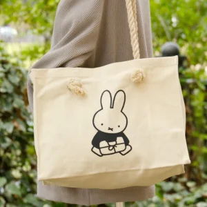 marimo craft x miffy 米飛兔 大容量 帆布 托特包 側背袋